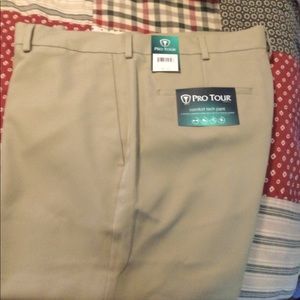 Pro tour Flat Front Golf Pants/Slacks NWT